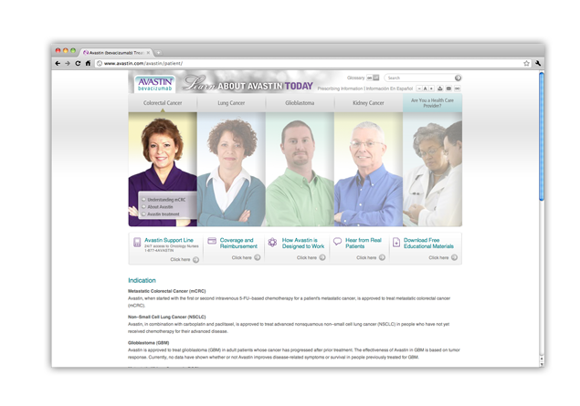 Avastin Patient Website