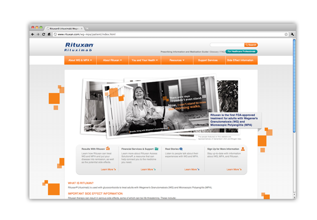 Rituxan WG-MPA Patient Website