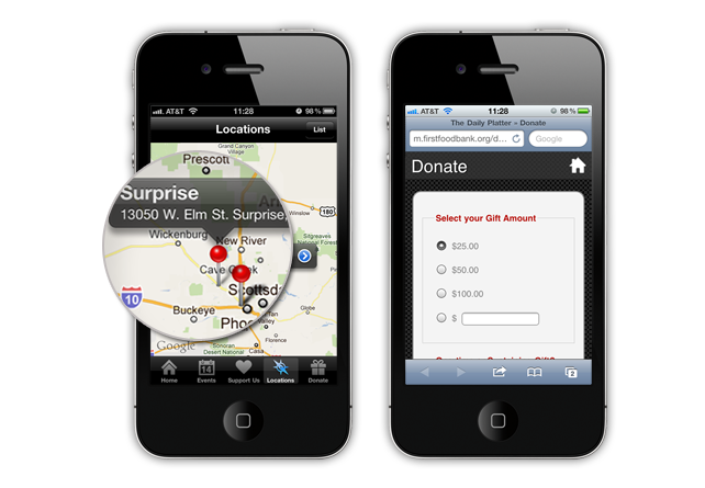 St. Mary's Food Bank iPhone App