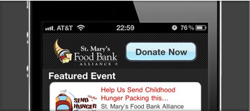 project details - St. Mary's Food Bank iPhone App